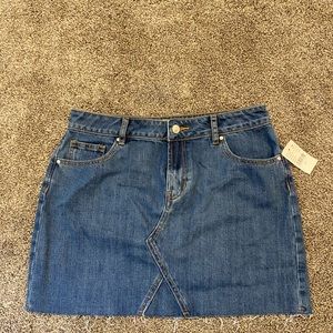 pacsun jean skirt